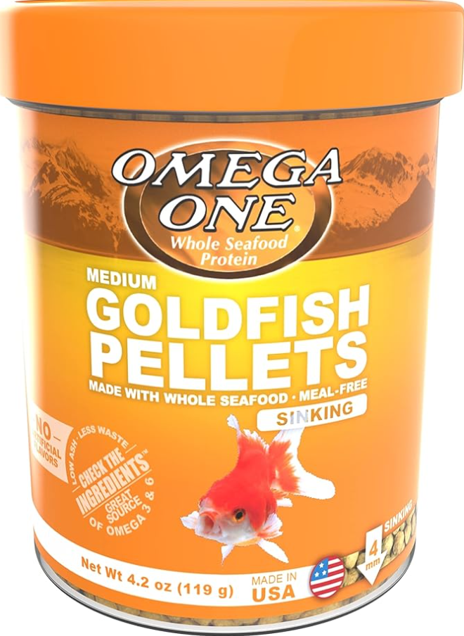 Omega One Goldfish Pellets medium 4mm