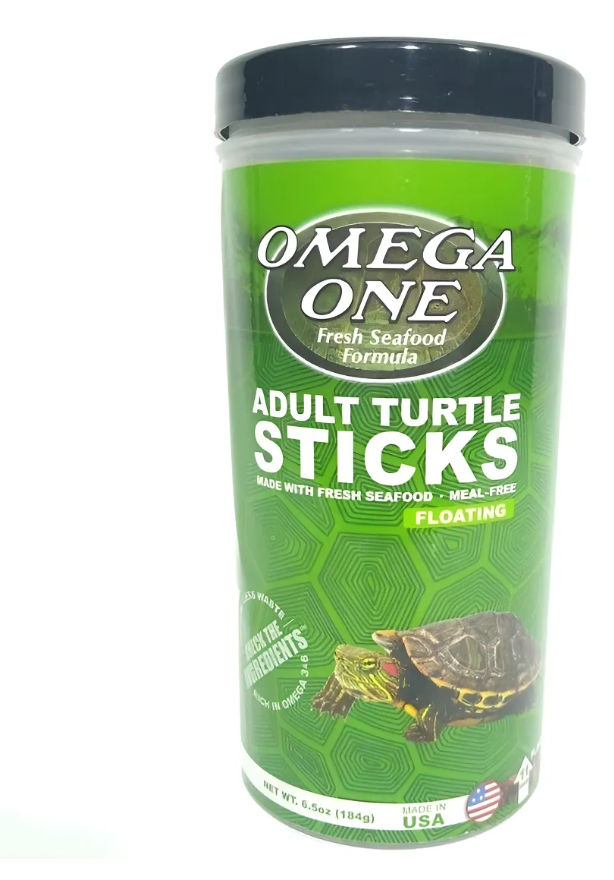 Omega One adult turtle sticks floating x 184g