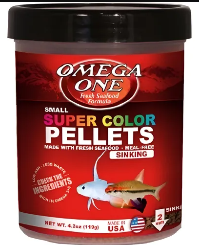 Omega One Super Color Pellets 2mm sinking
