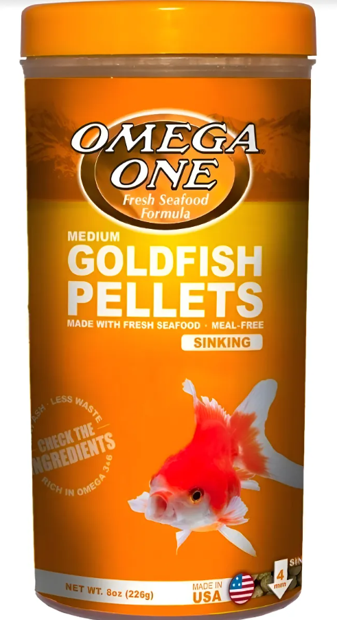 Omega One Goldfish Pellets medium 4mm
