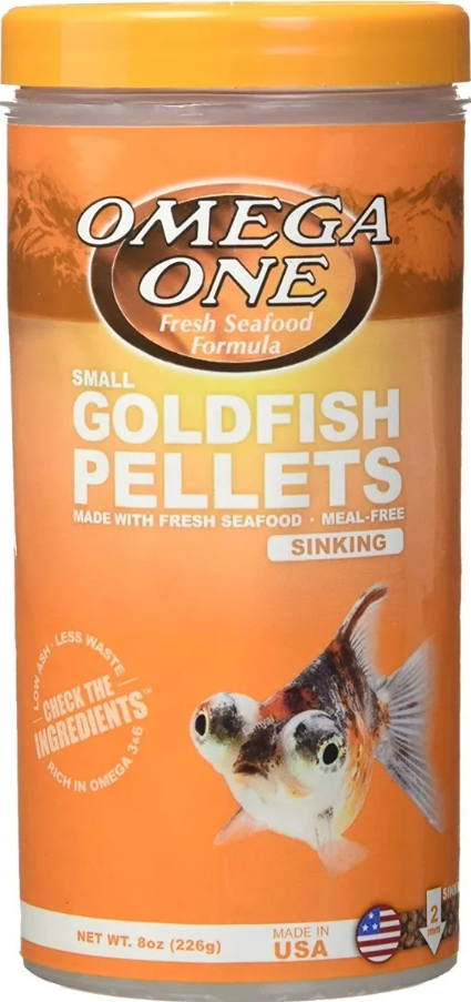 Omega One Goldfish Pellets small 2mm