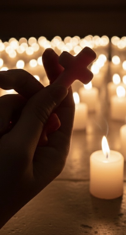 CRUZ DE DEDO DE COLORES IMANTADA