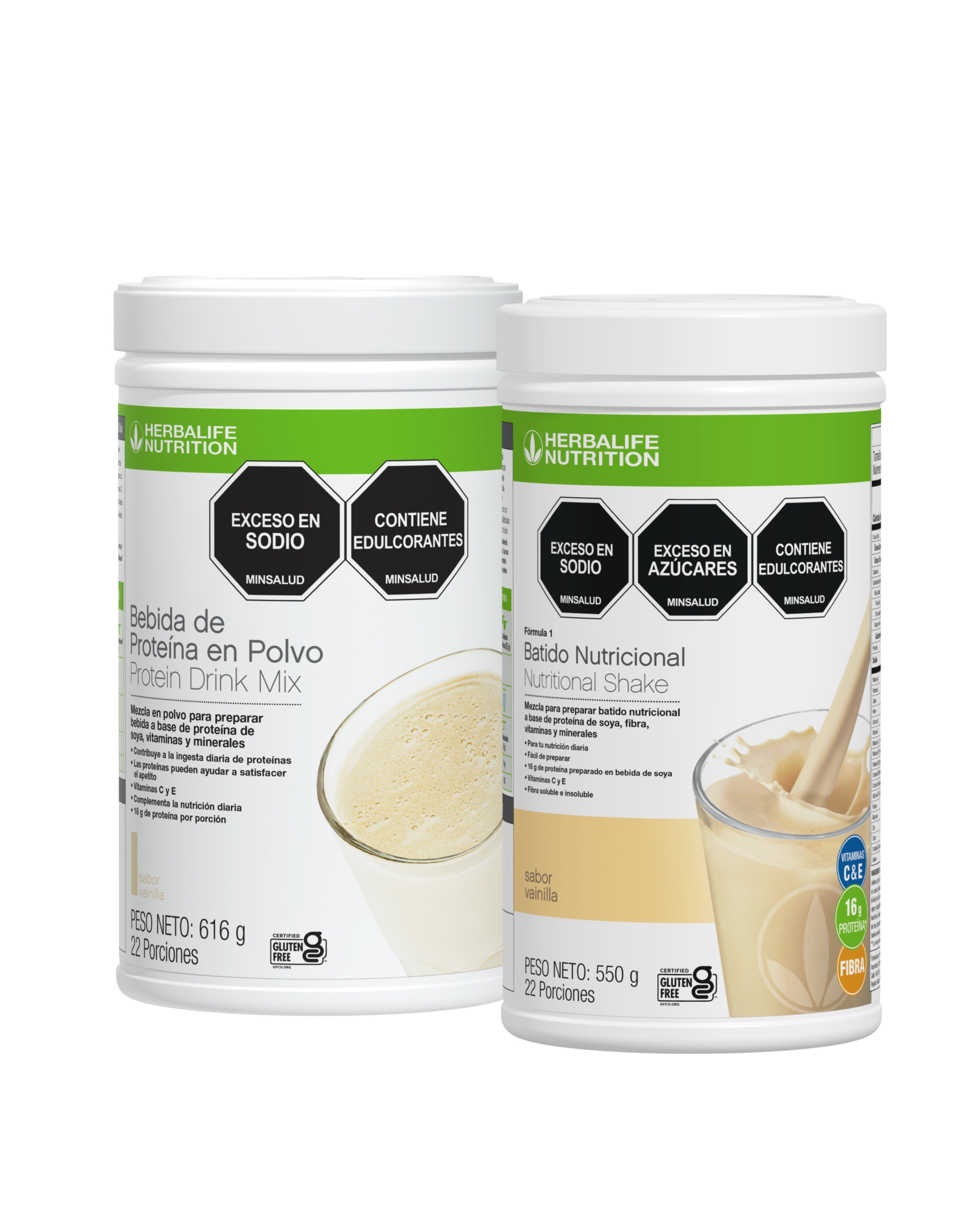 Bebida de proteína y batido nutricional Herbalife Sabor a Elección