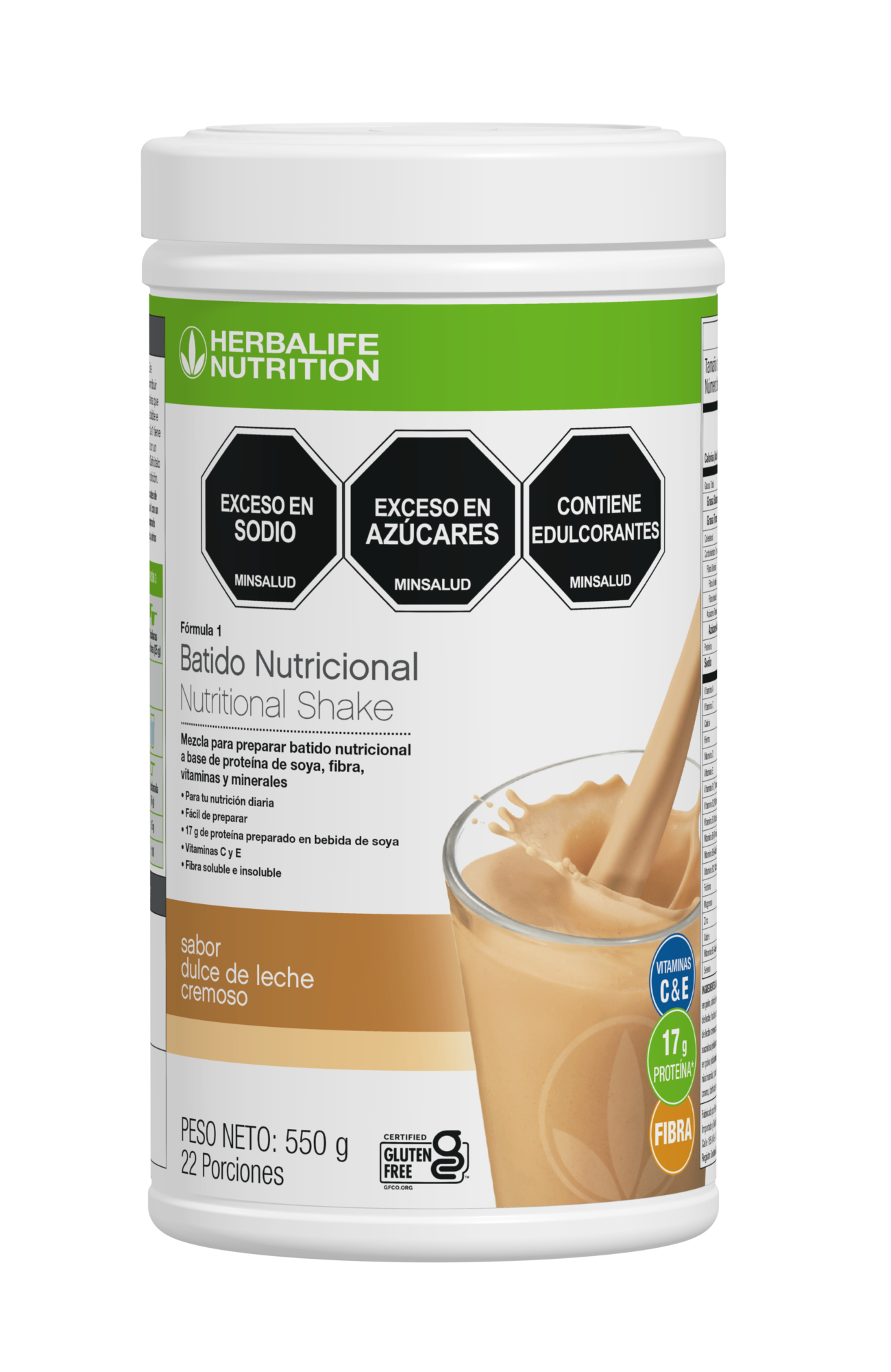 Batido Nutricional Herbalife sabor dulce de leche cremoso