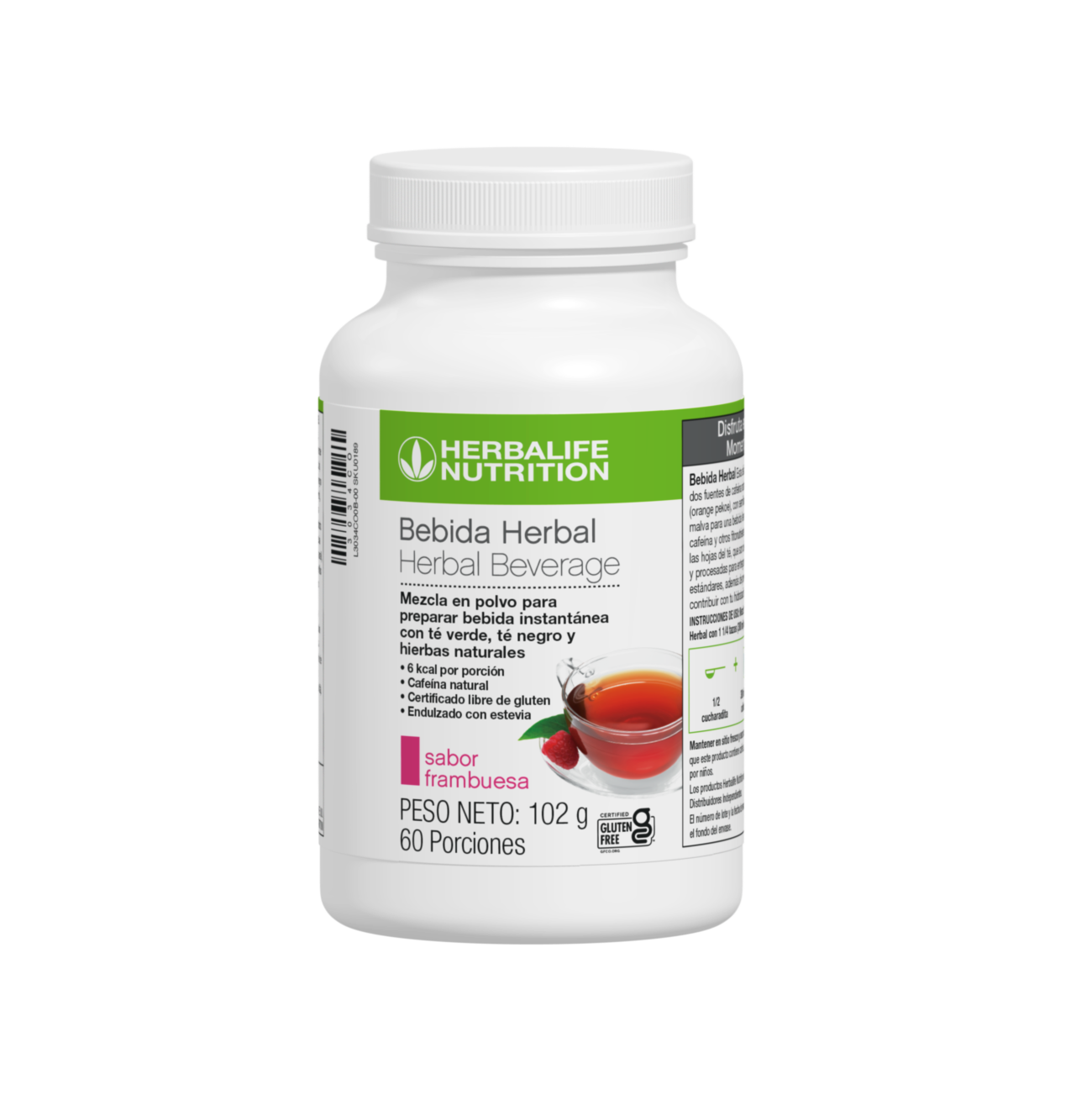 Bebida Herbal Herbalife sabor frambuesa