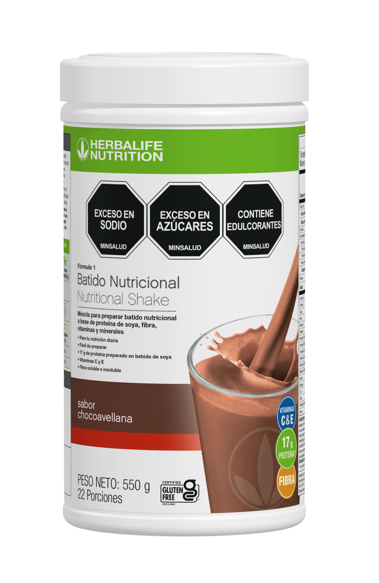 Fórmula 1 - Batido Nutricional Chocoavellana