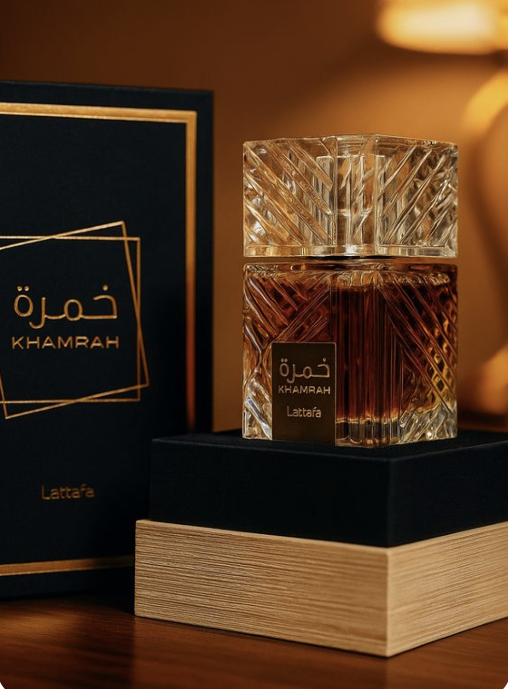 Lattafa Khamrah - Vanilla, Warm Spicy, Amber, Cinnamon - Eau de Parfum Long-Lasting Fragrance for Unisex, 3.40 Ounce / 100 ml