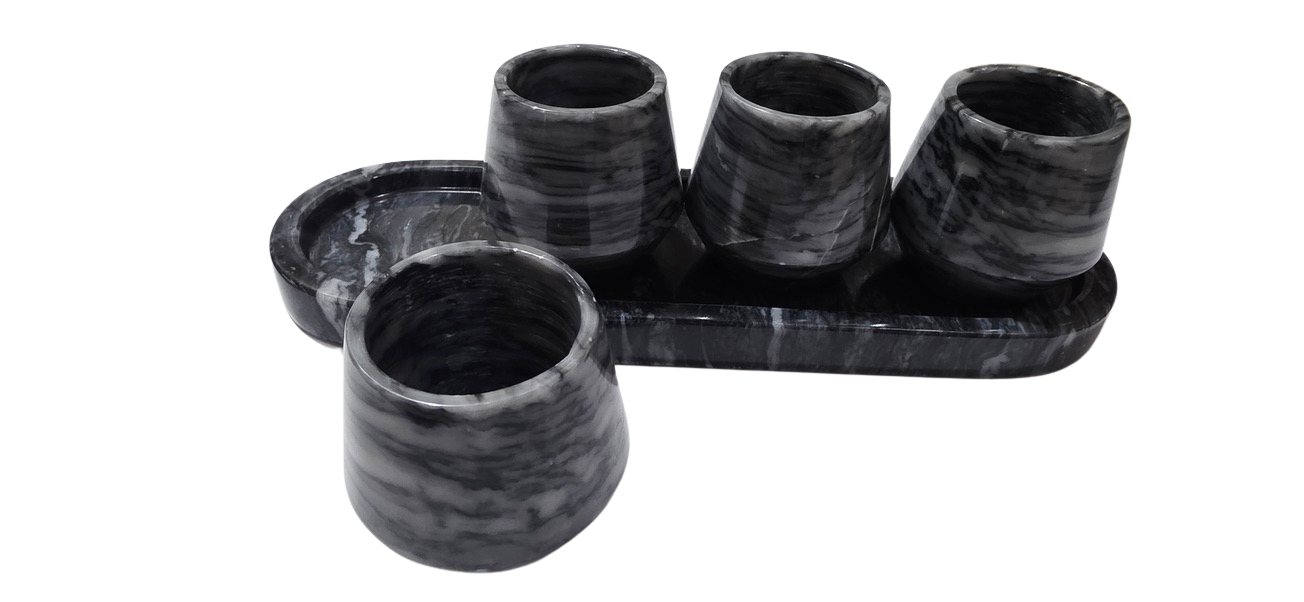 Juego de vasos mezcaleros