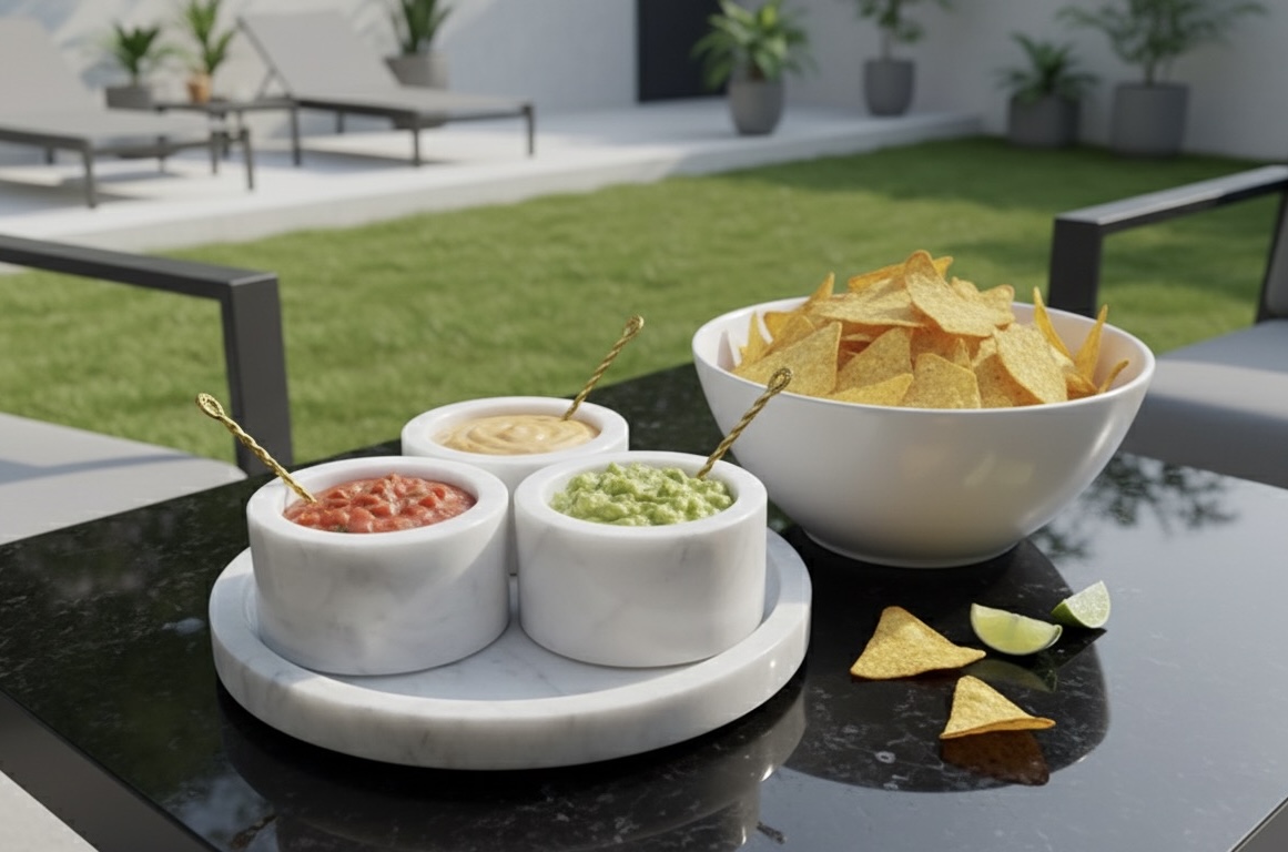 Set de recipientes multifuncionales redondo