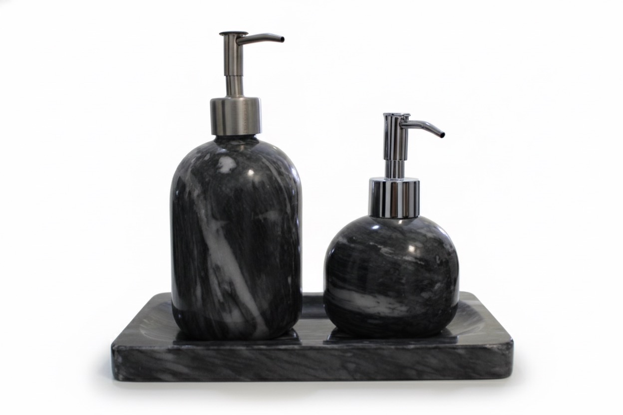 Set Dispensador de jabón y Crema