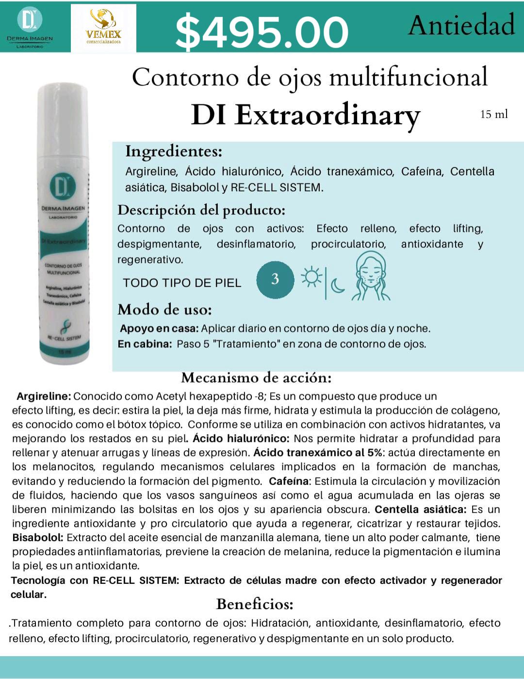 DI Extraordinary Contorno de ojos multifuncional