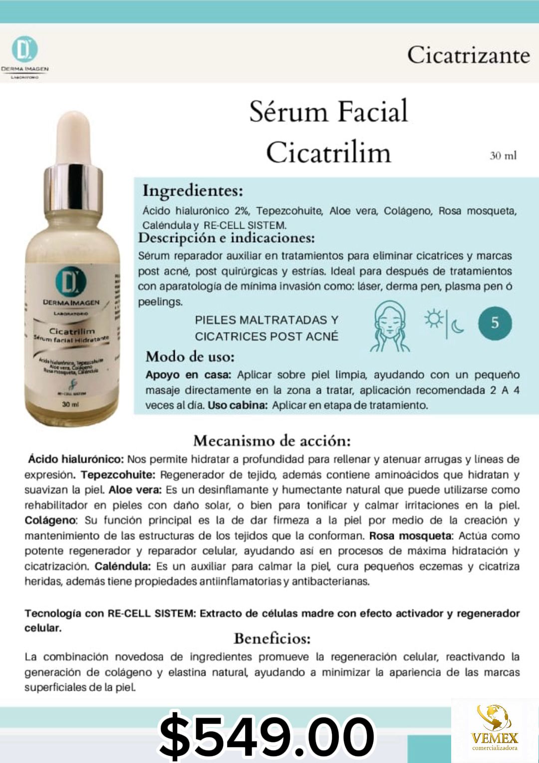 Sérum Facial Cicatirilim