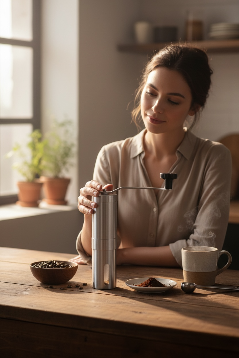 Molino de Café con dientes de cerámica