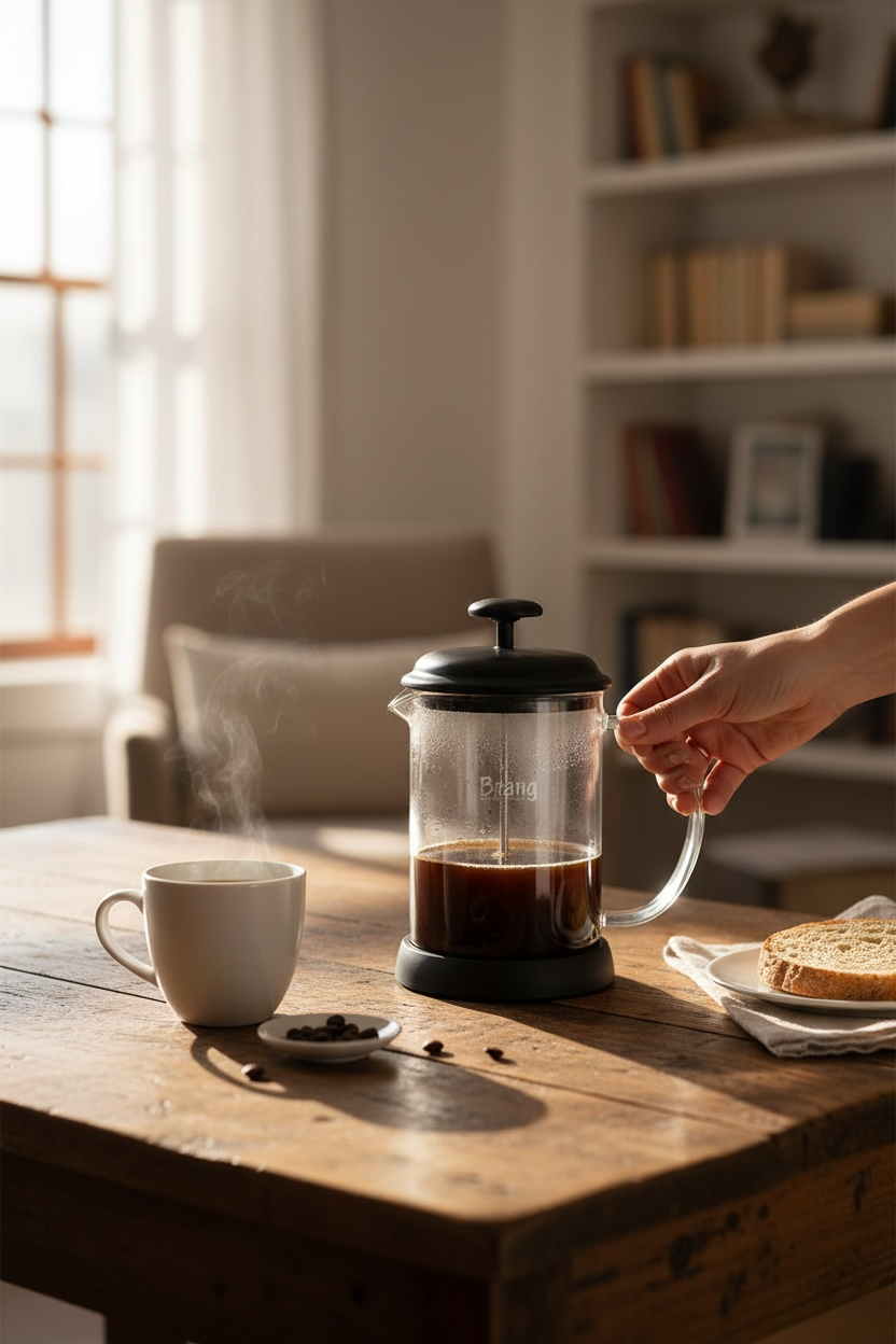  Prensa Francesa Black 600 mltso con filtro de silicon 