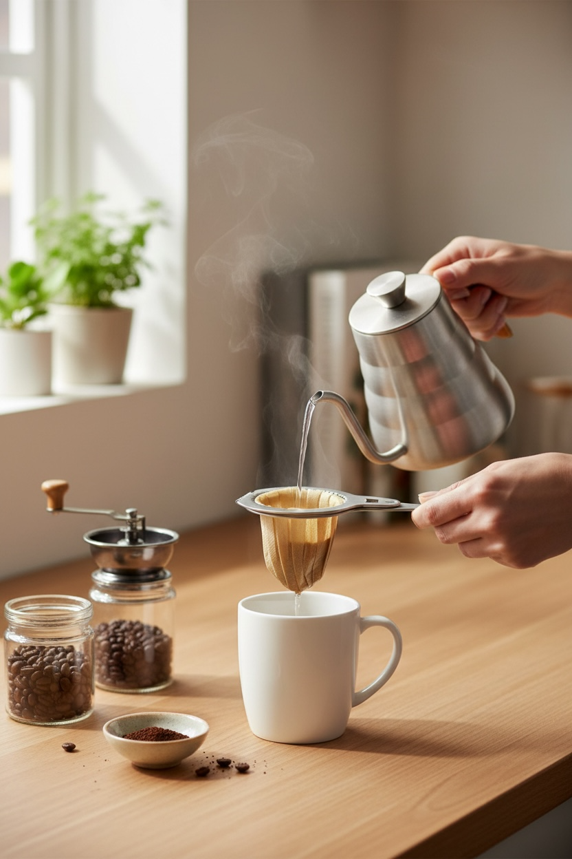 DRIPPER PORTABLE CON 40 FILTROS  BRANG