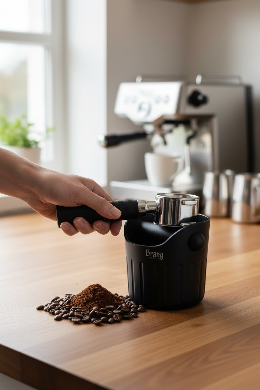 Knock Box - Caja de Golpe para Residuos de Café BRANG