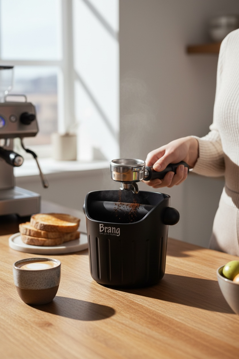 Knock Box - Caja de Golpe para Residuos de Café BRANG