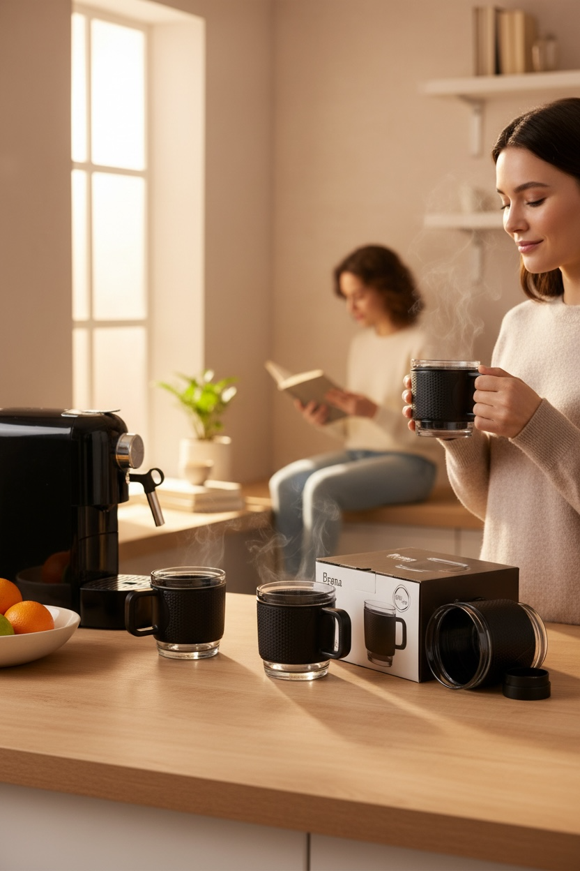 Set de 4 tazas 350 mlts/pza