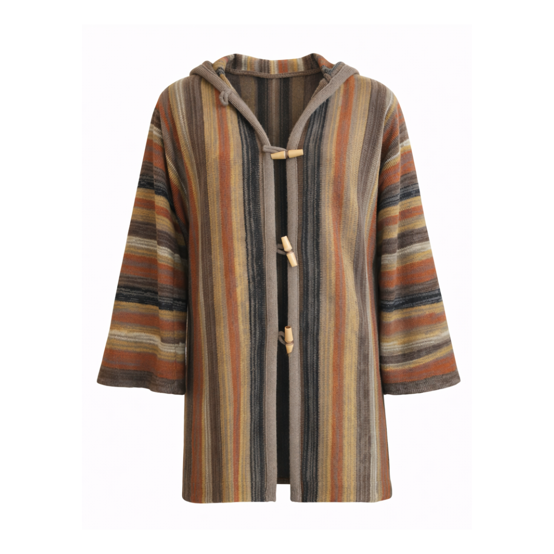 Boho Hooded Cardigan Sweater