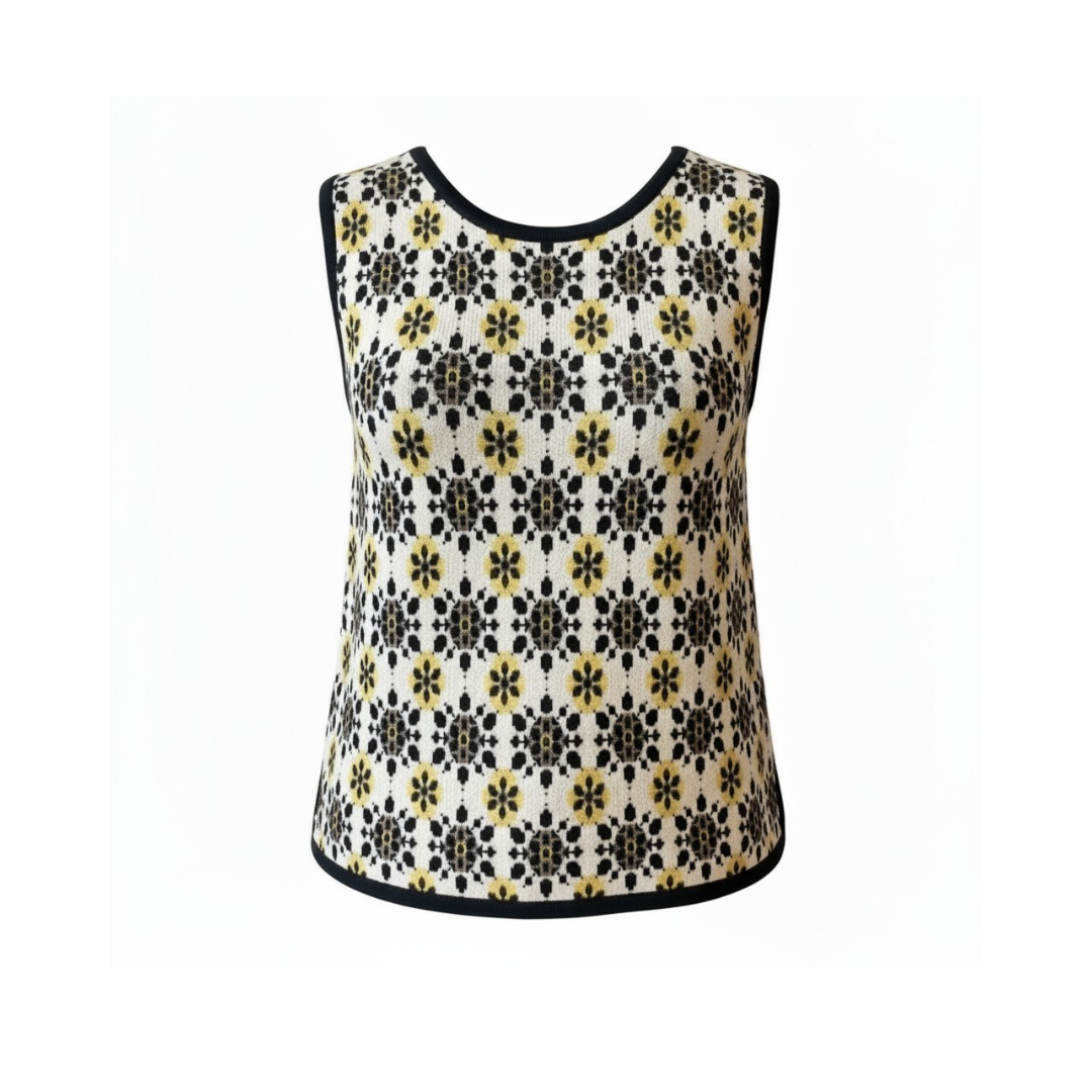 Winserlee Wool Sleeveless Sweater Vest