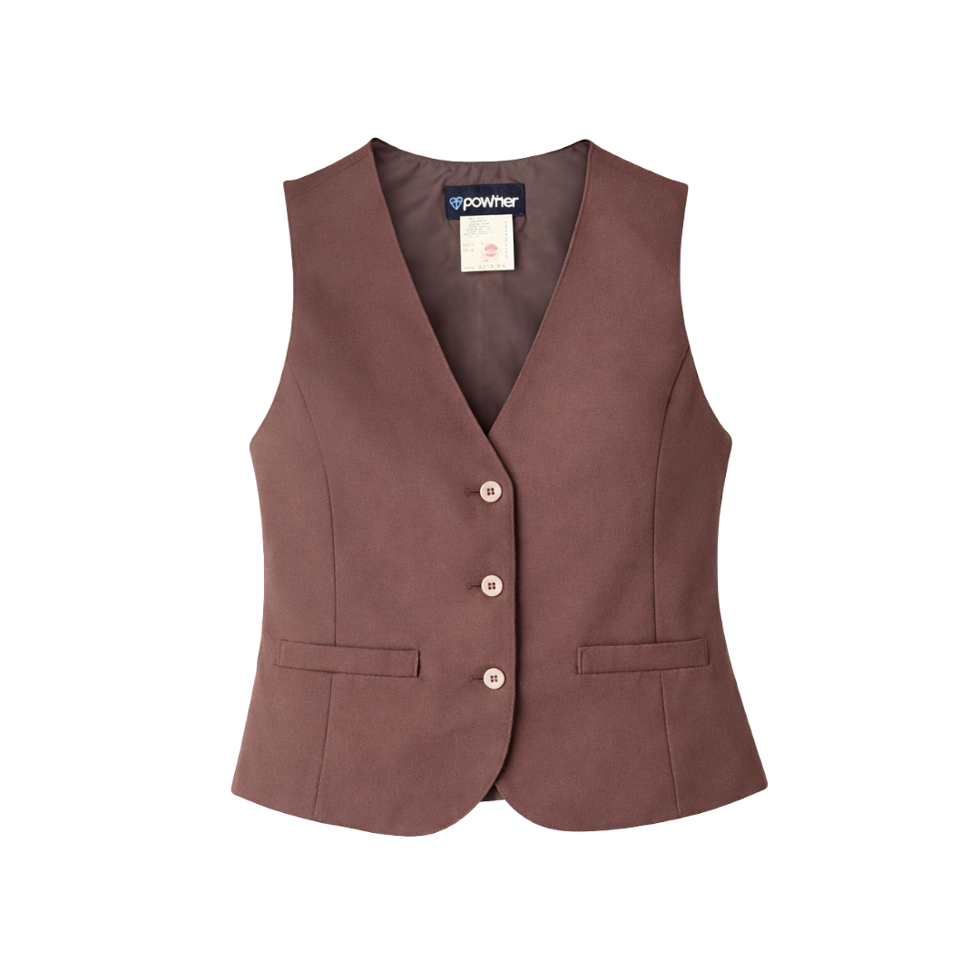 Panther Brown Waistcoat Vest