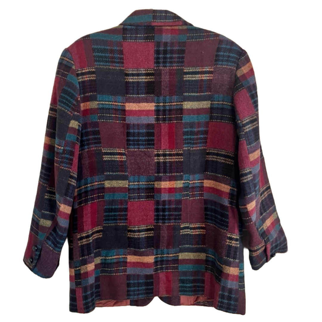 PHD Plaid Wool Blazer
