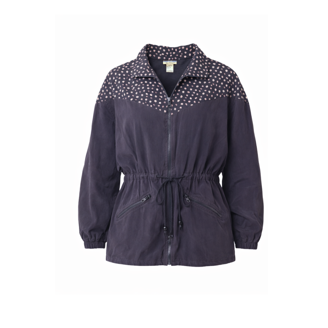 Silk Exchange Floral Windbreaker