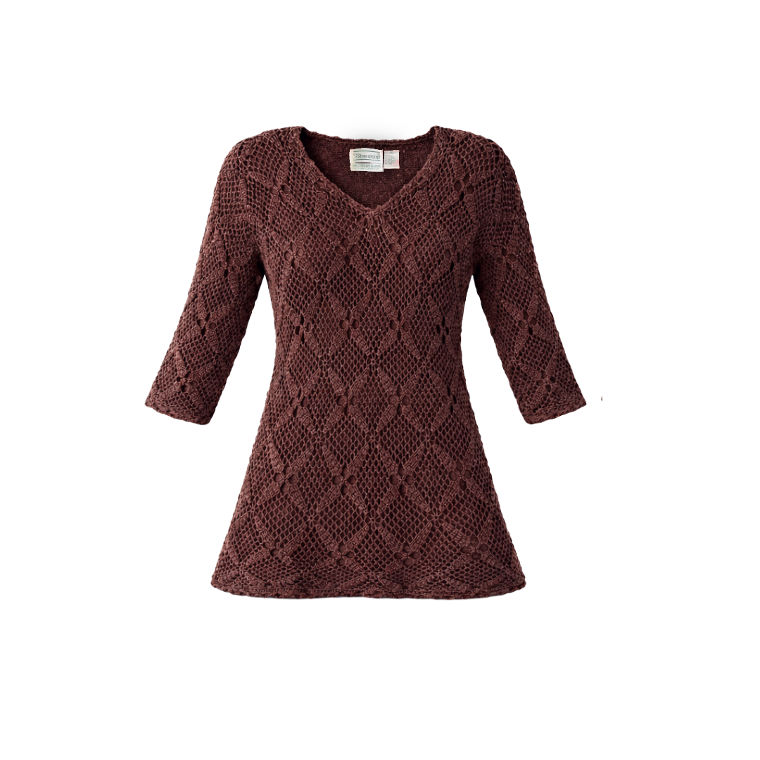 Shenanigans Hand Knit Crochet Sweater