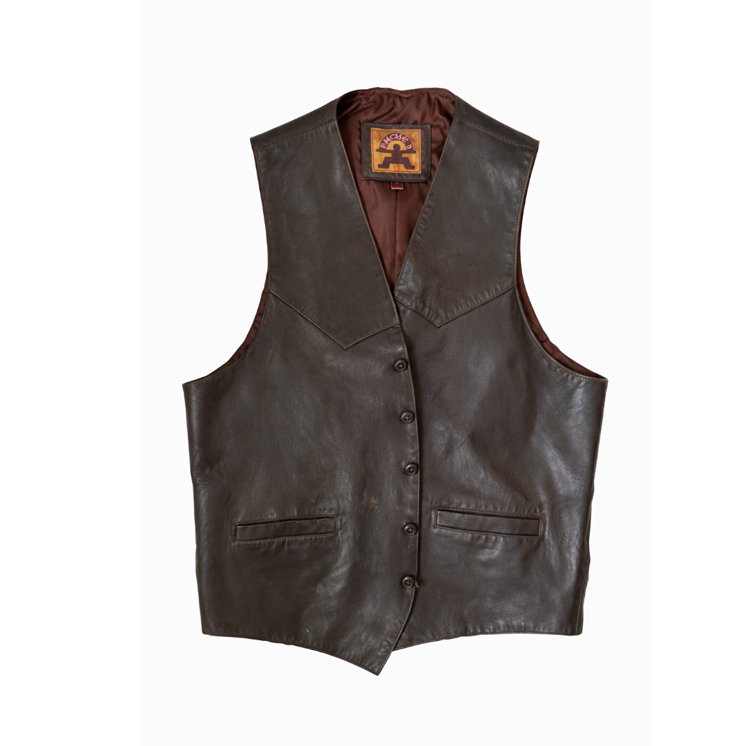 Phase 2 Leather Waistcoat Vest