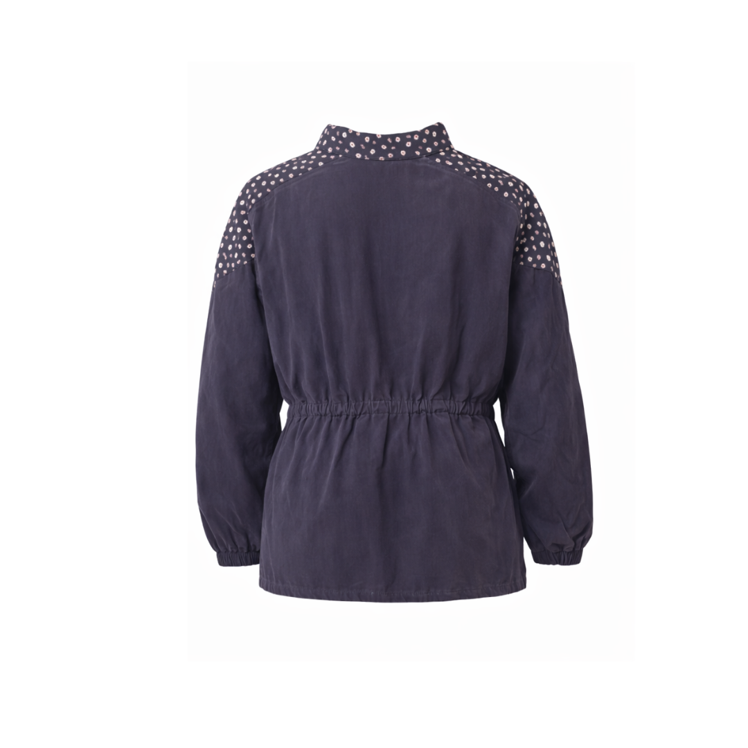 Silk Exchange Floral Windbreaker