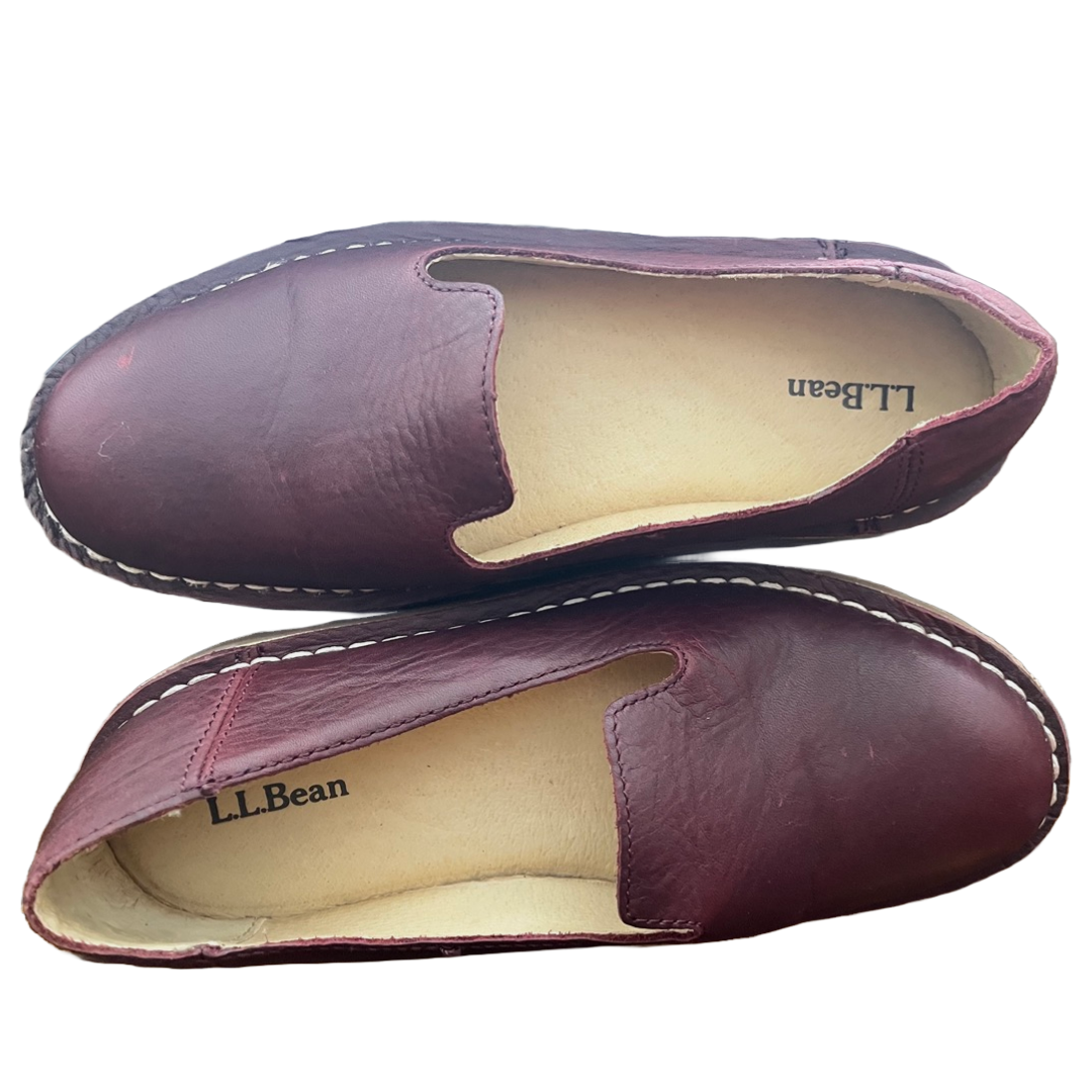 L.L. Bean Oxblood Leather Loafers