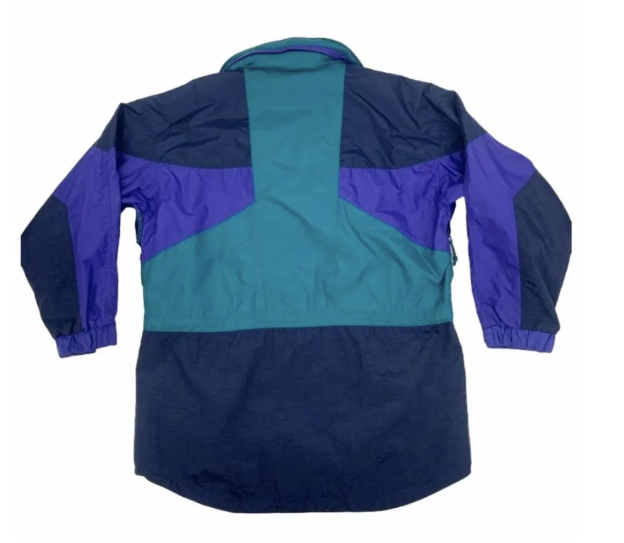 Retro Colorblock Windbreaker