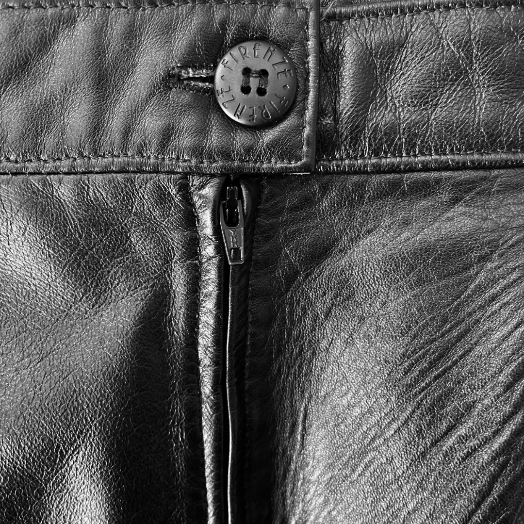 Firenze Leather Pencil Skirt