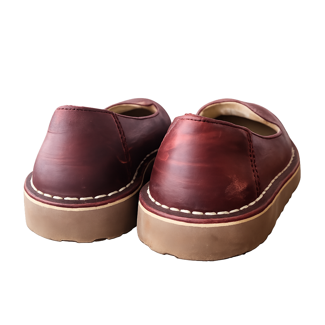 L.L. Bean Oxblood Leather Loafers
