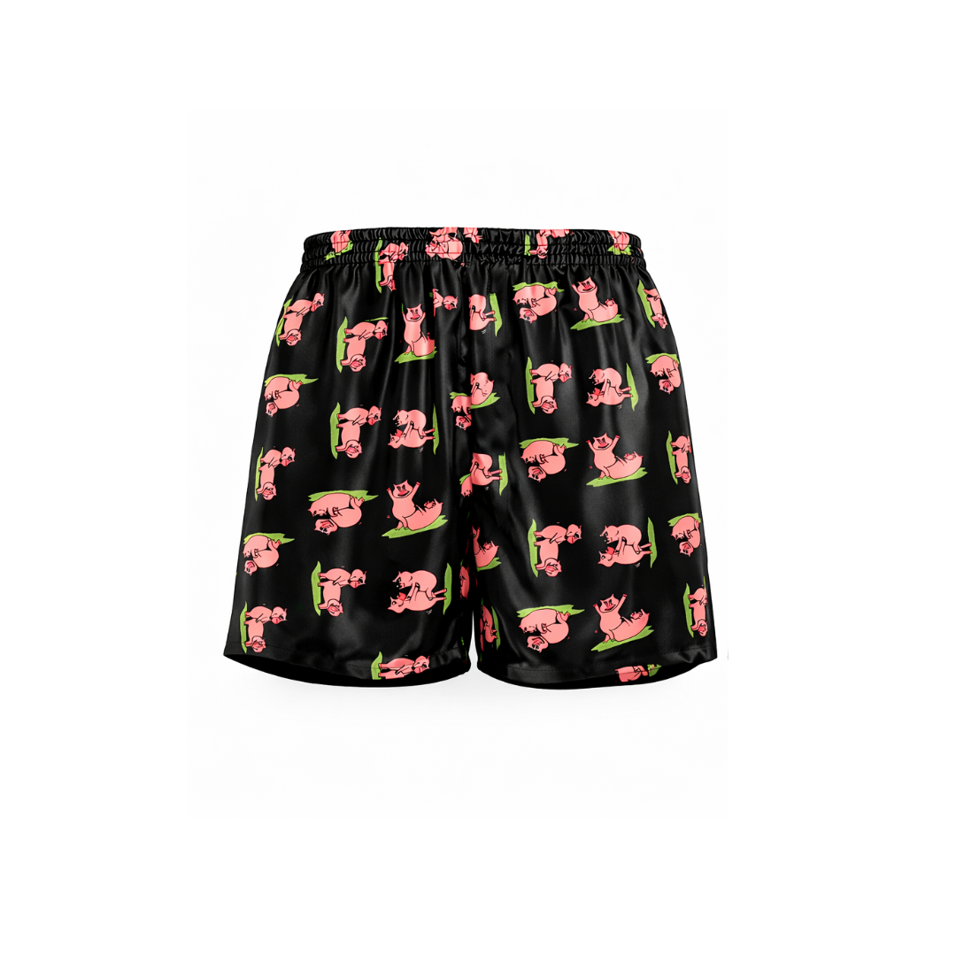 Prince Silk Novelty Naughty Pig Boxers