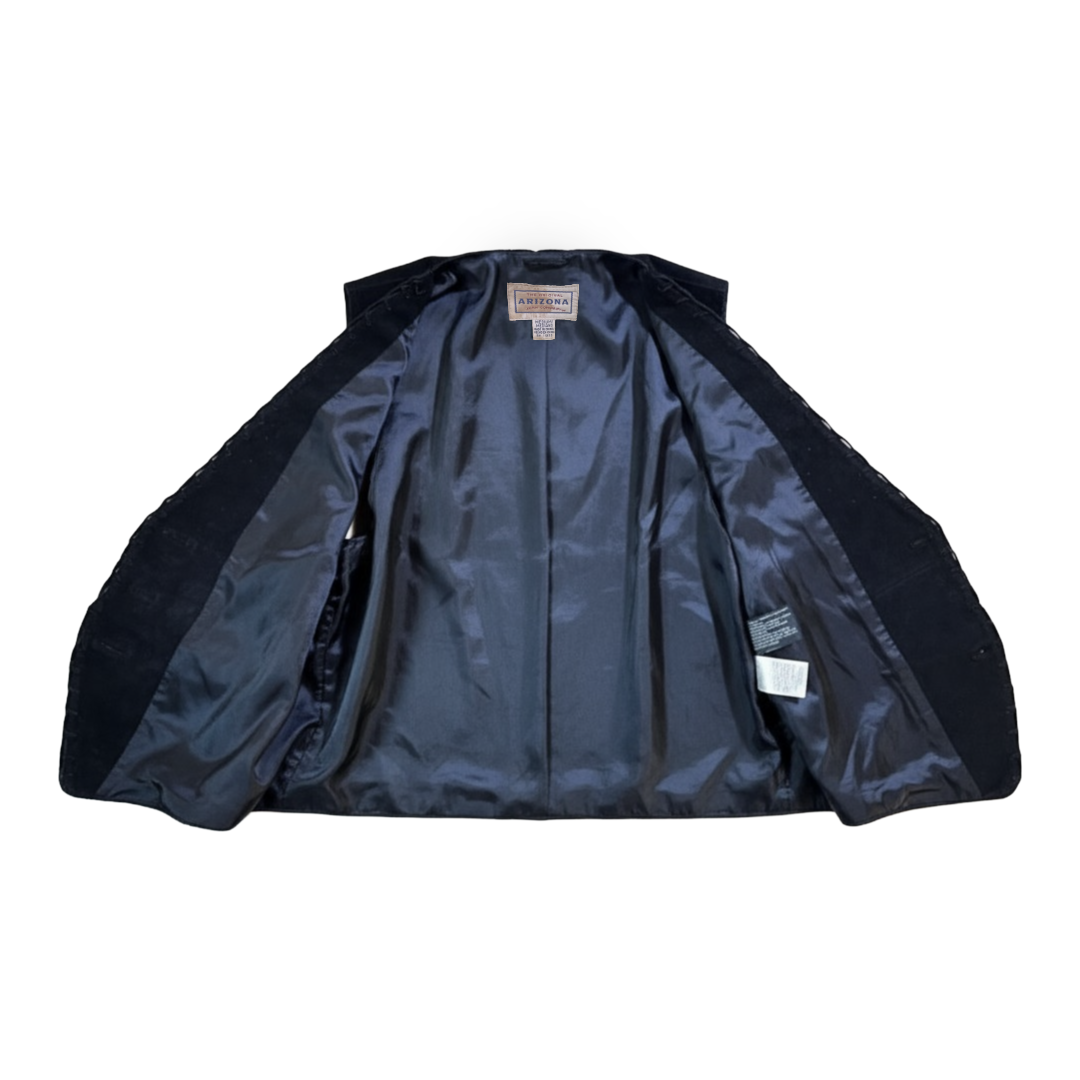 Arizona Jeans Co Black Leather Vest