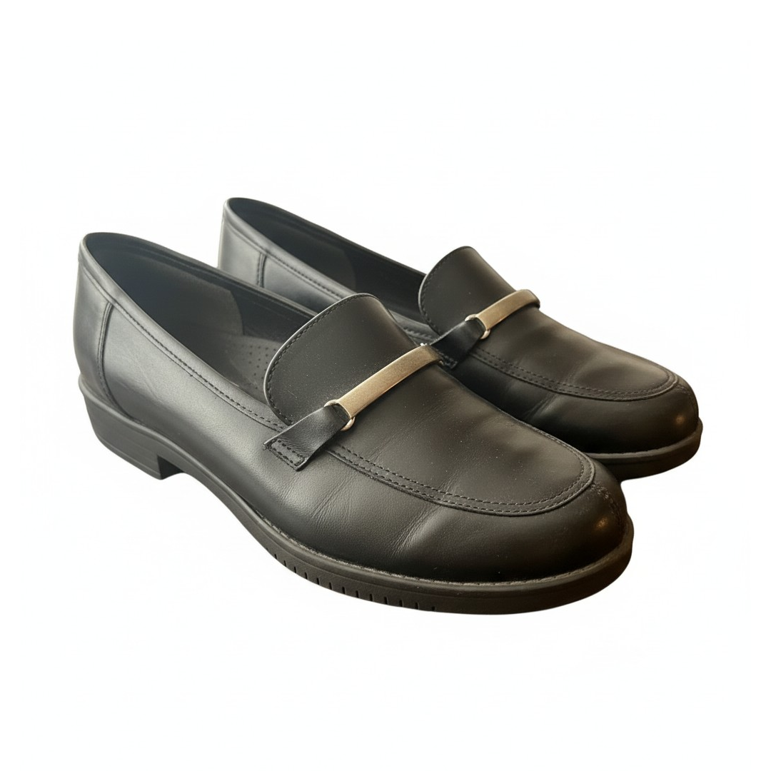 Cherokee Black Leather Loafers
