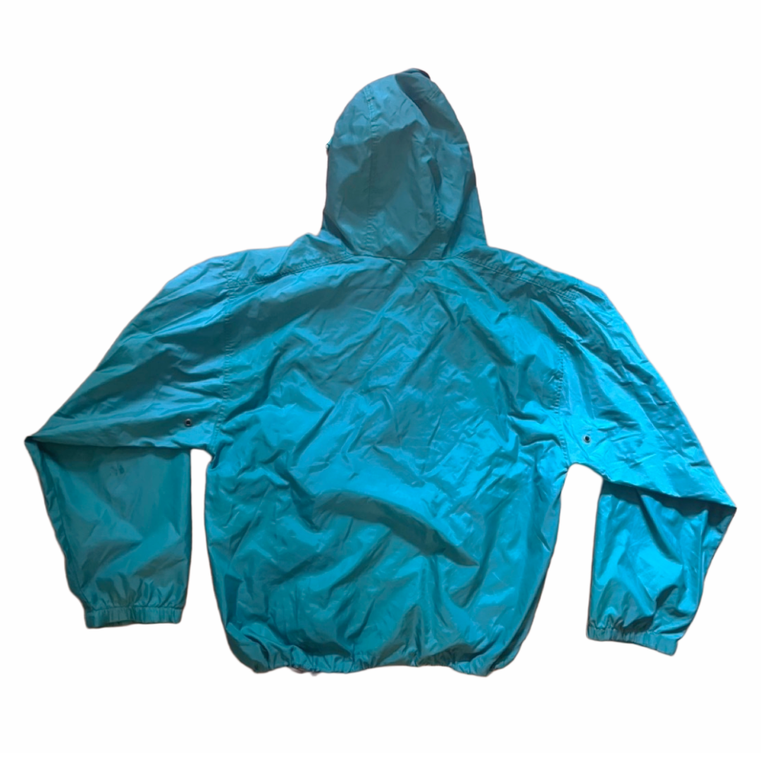 Teal Windbreaker Jacket