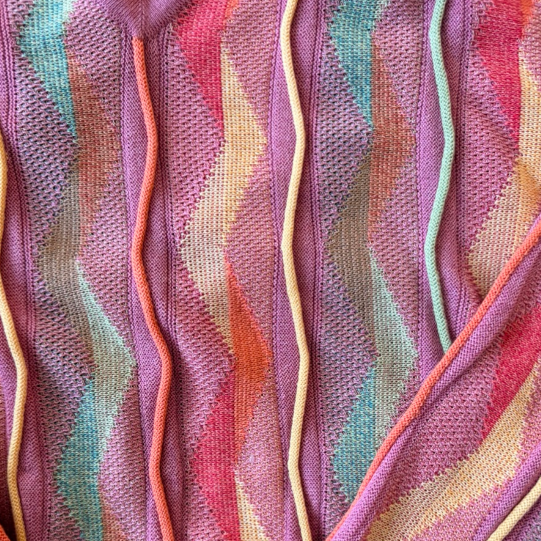 St. Croix Pink V Neck Pullover