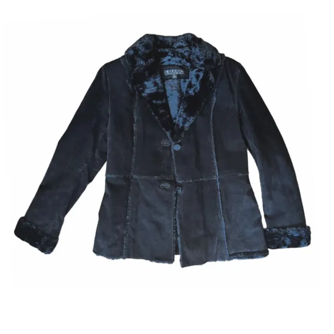 Penny Lane Leather Fur Coat