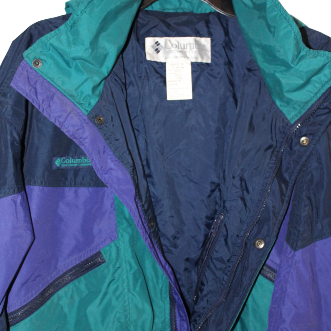 Retro Colorblock Windbreaker