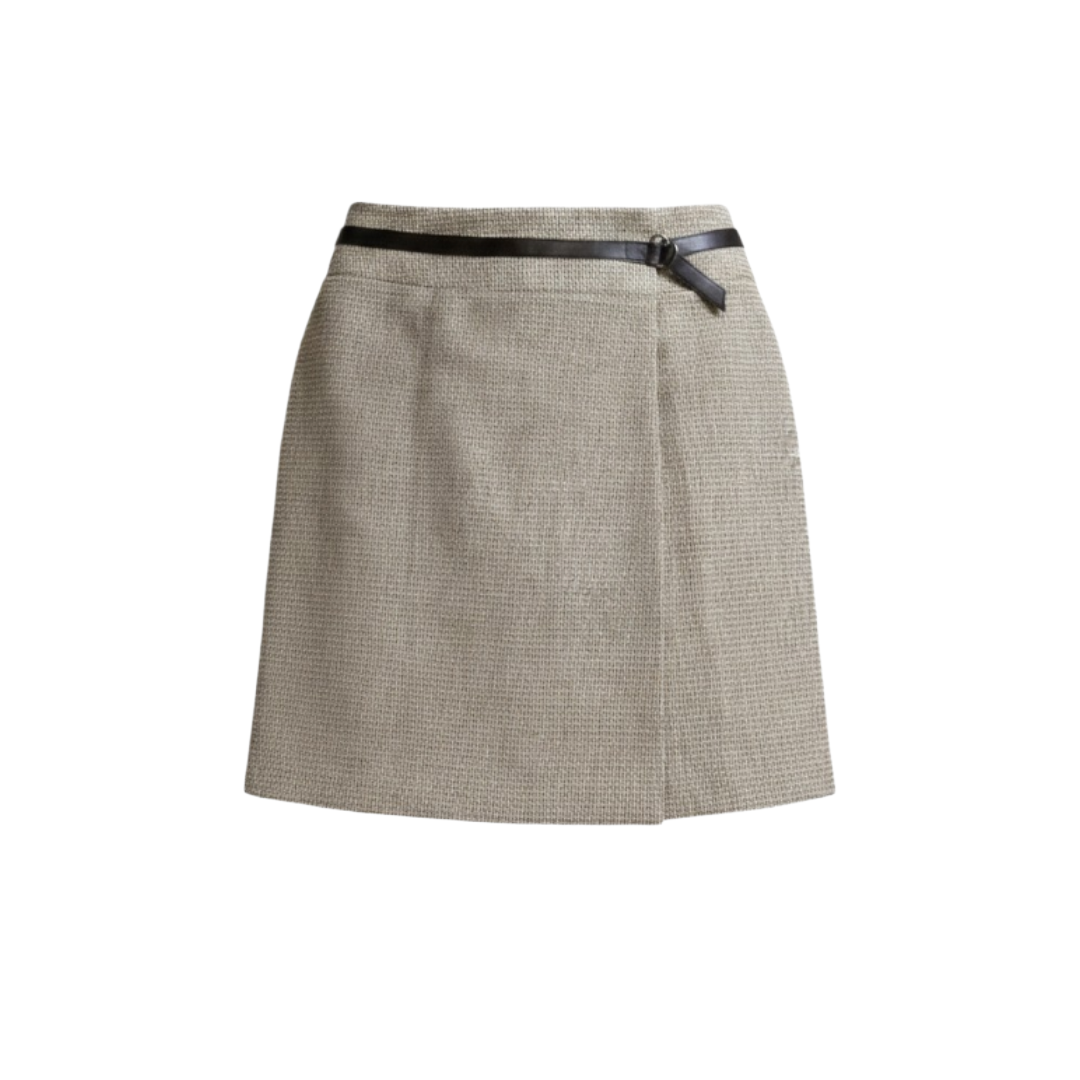 Alfani Woven Faux Wrap Mini Skirt