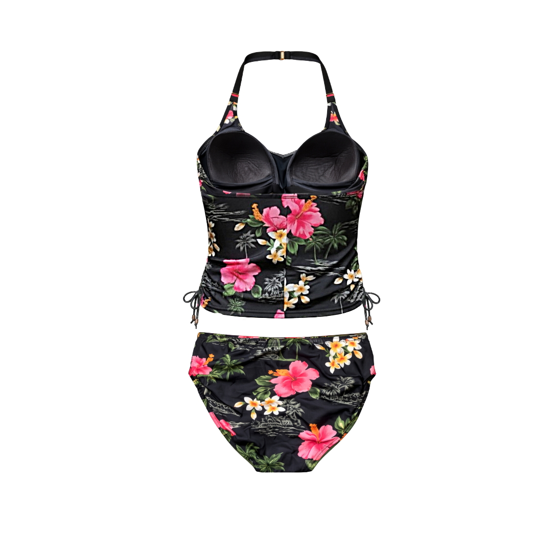 Beach Bay Floral Tankini Swimsuit Set 