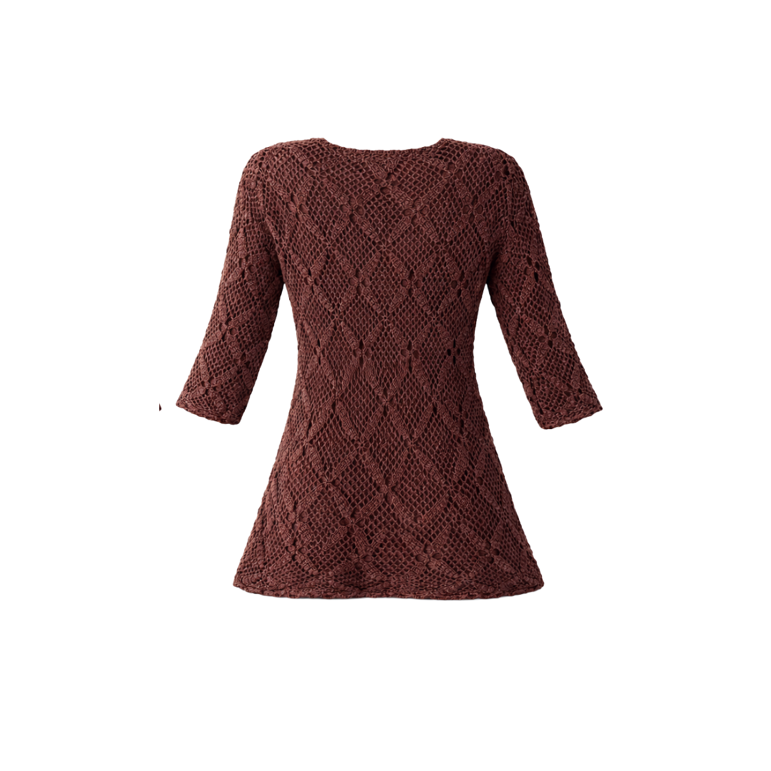 Shenanigans Hand Knit Crochet Sweater