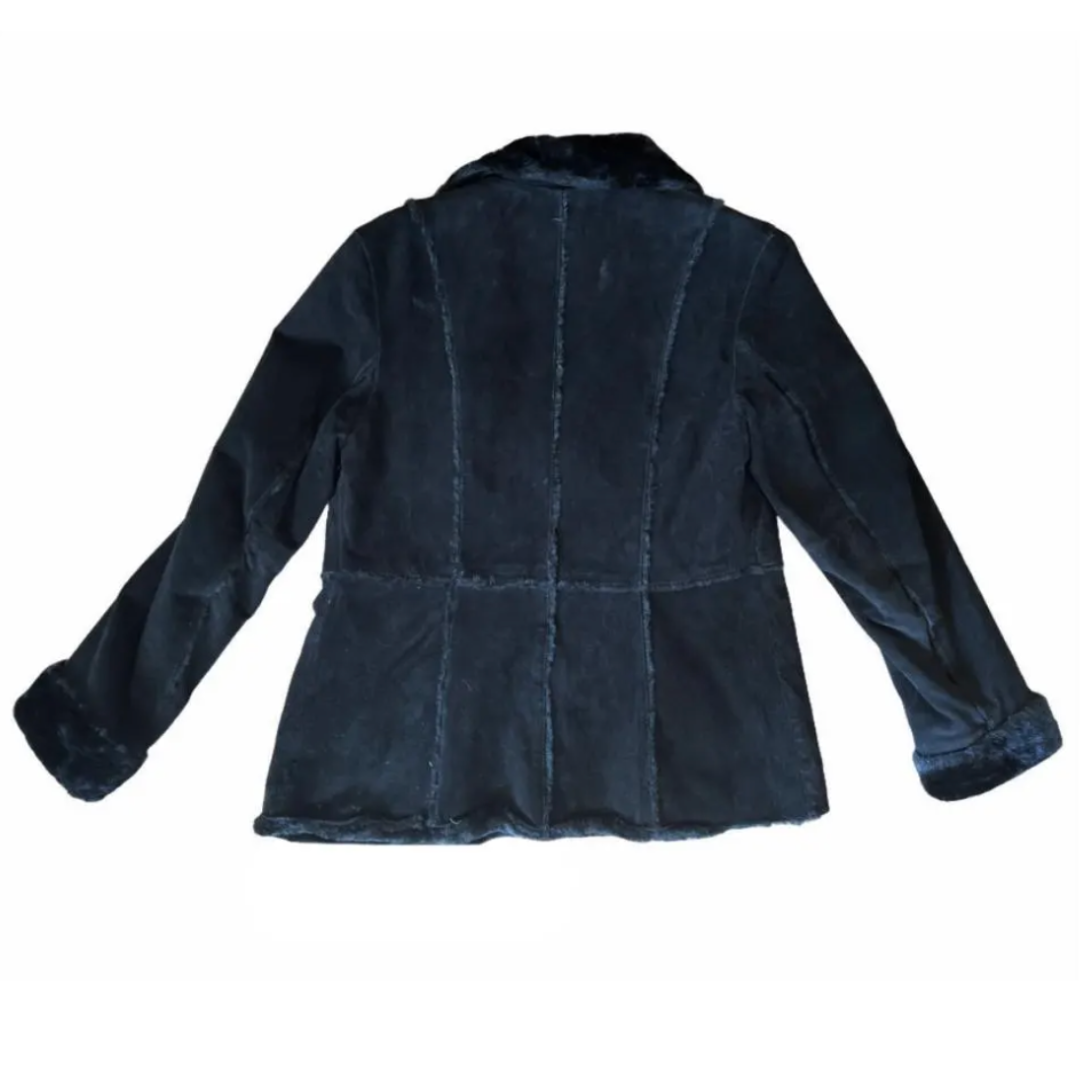 Penny Lane Leather Fur Coat