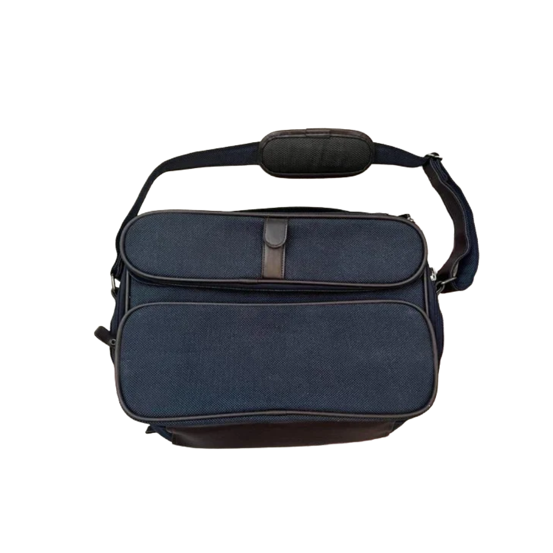 Samsonite Silhouette 5 Blue Canvas Travel Shoulder Bag