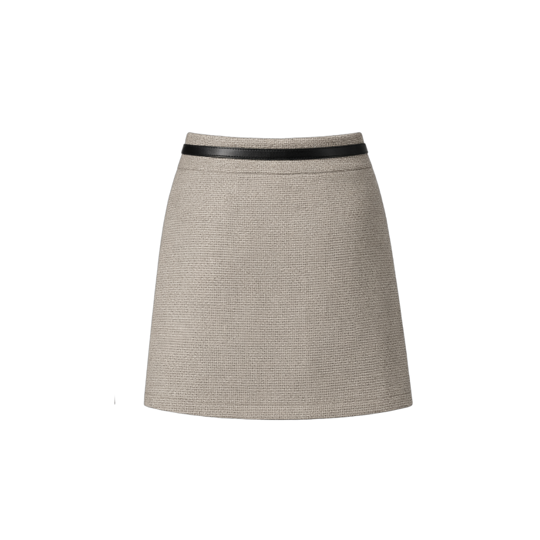 Alfani Woven Faux Wrap Mini Skirt