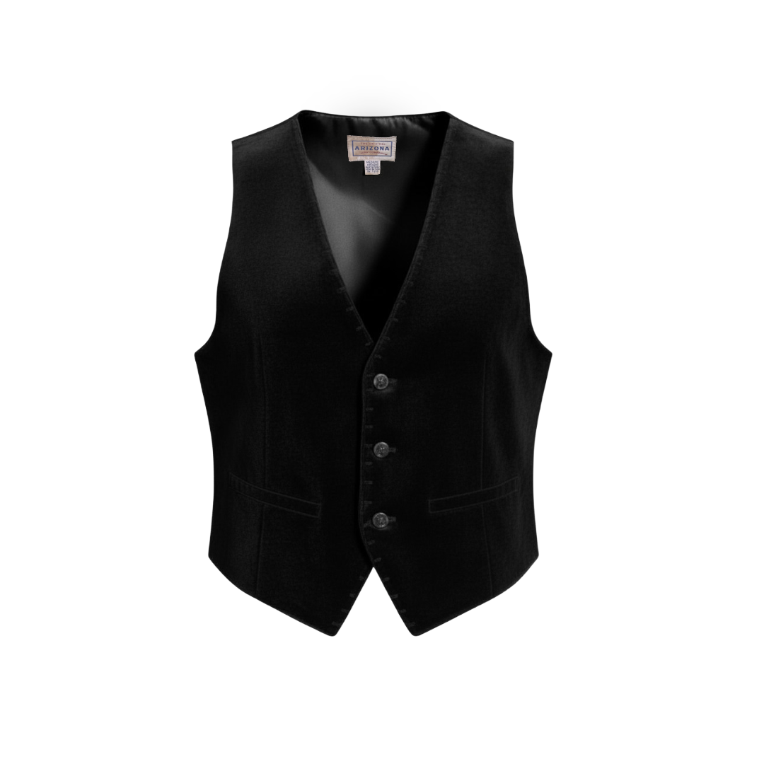 Arizona Jeans Co Black Leather Vest