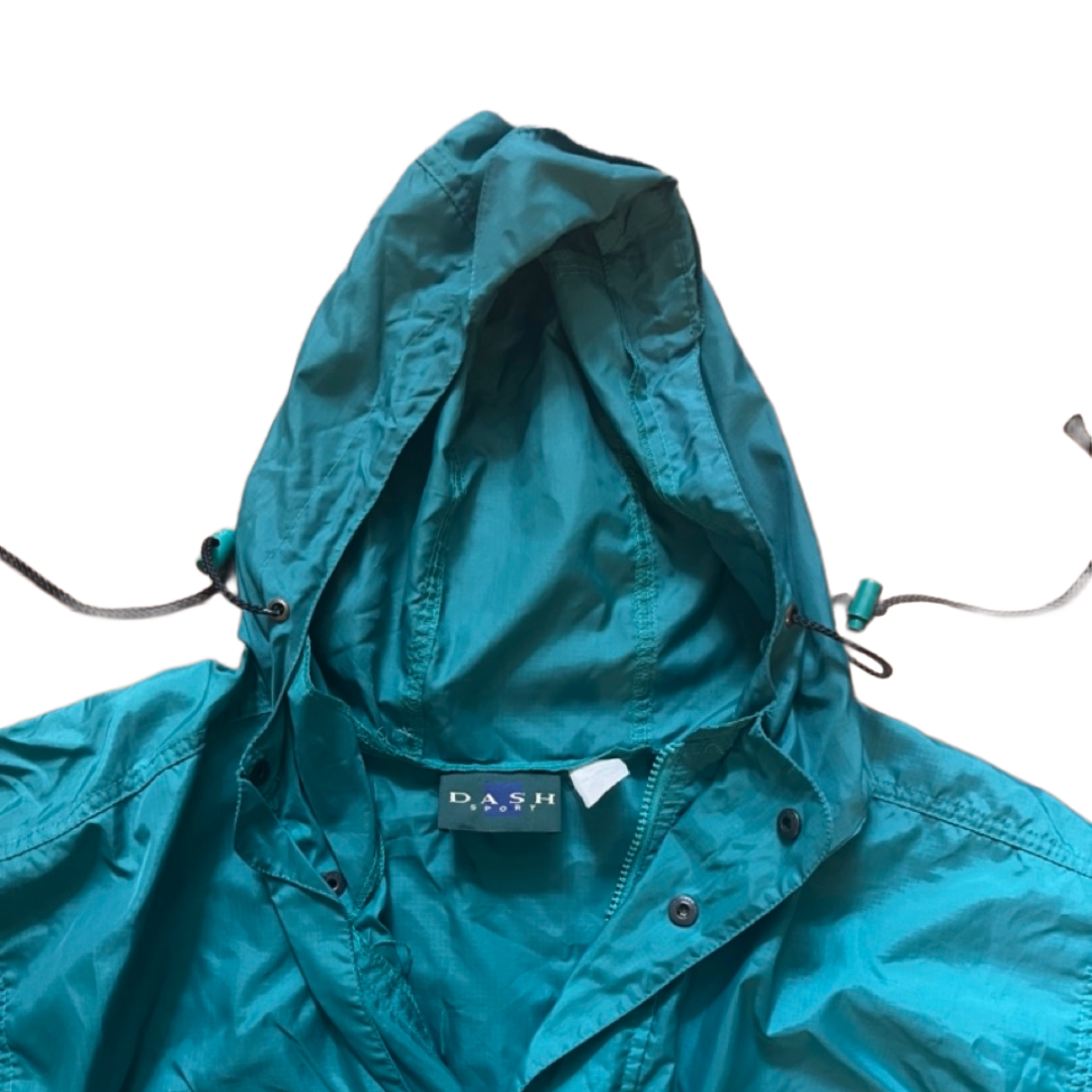 Teal Windbreaker Jacket