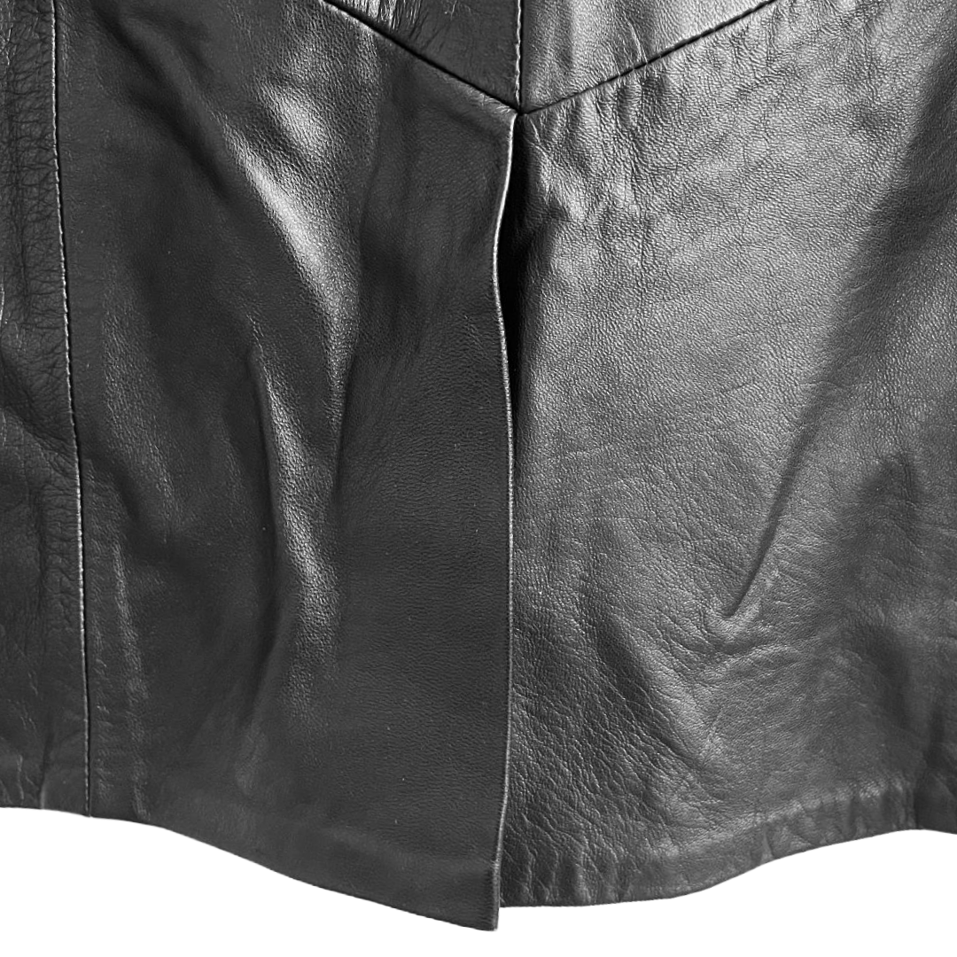 Firenze Leather Pencil Skirt